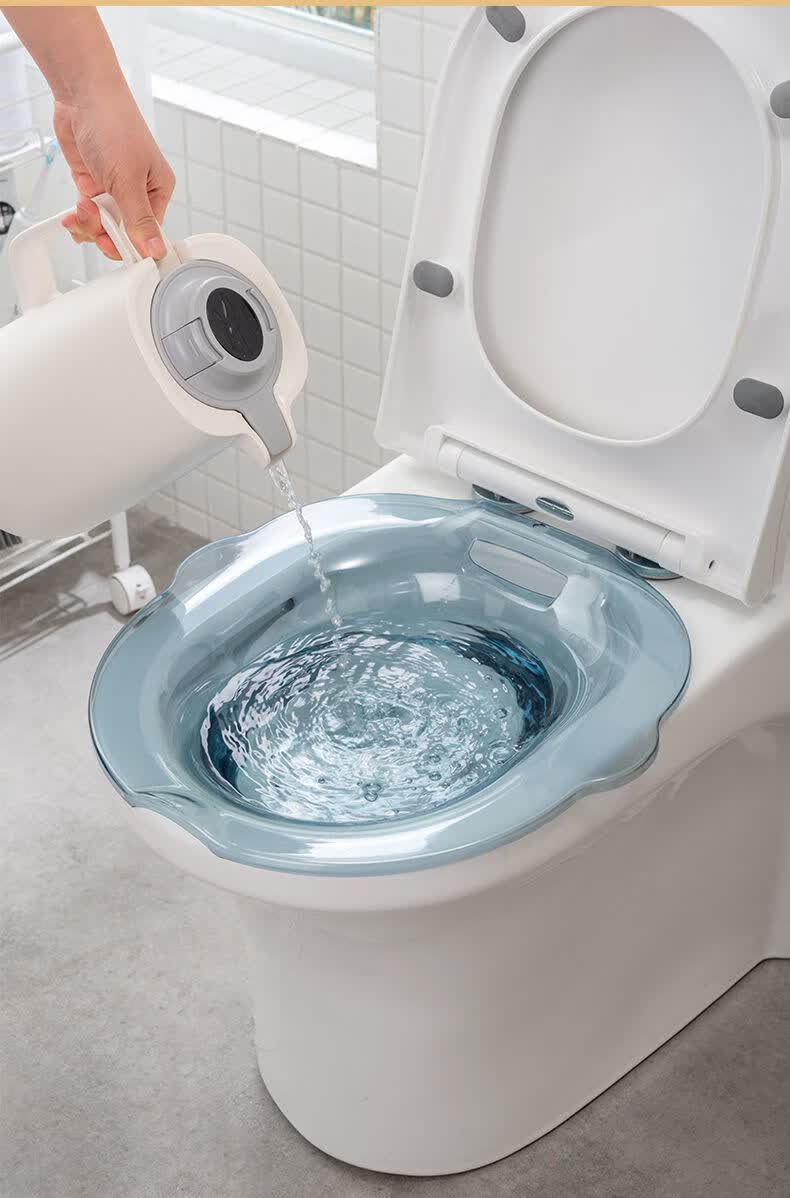 坐浴盆女孕妇女士专用的盆泡药熏洗免蹲盆男马桶盆医用透明盆恒温电动