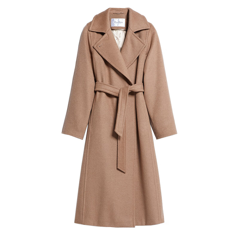 maxmara/麦丝玛拉 22年秋冬新款 manuela系列 女士驼色骆驼毛浴袍大衣