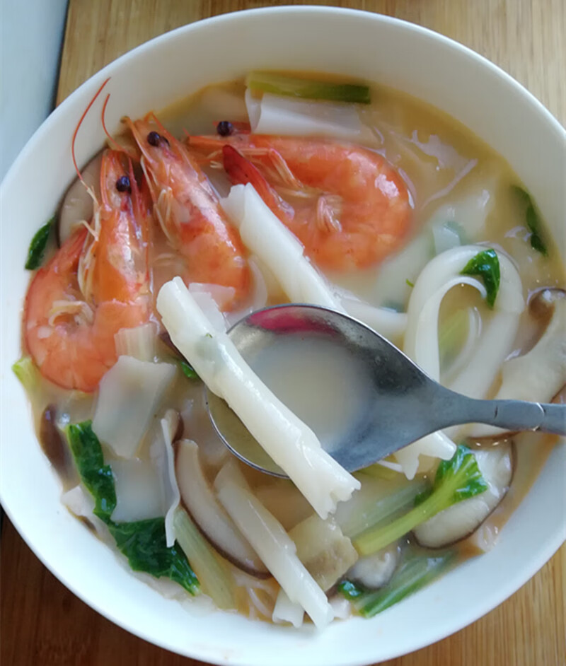 福州锅边糊片鼎边糊闽清锅边片煮后自然卷2斤装福建街边小吃早餐 边