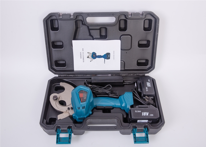 定制便携充电式电动电缆剪刀齿轮棘轮断线钳铠装神器ec650m120c出口款