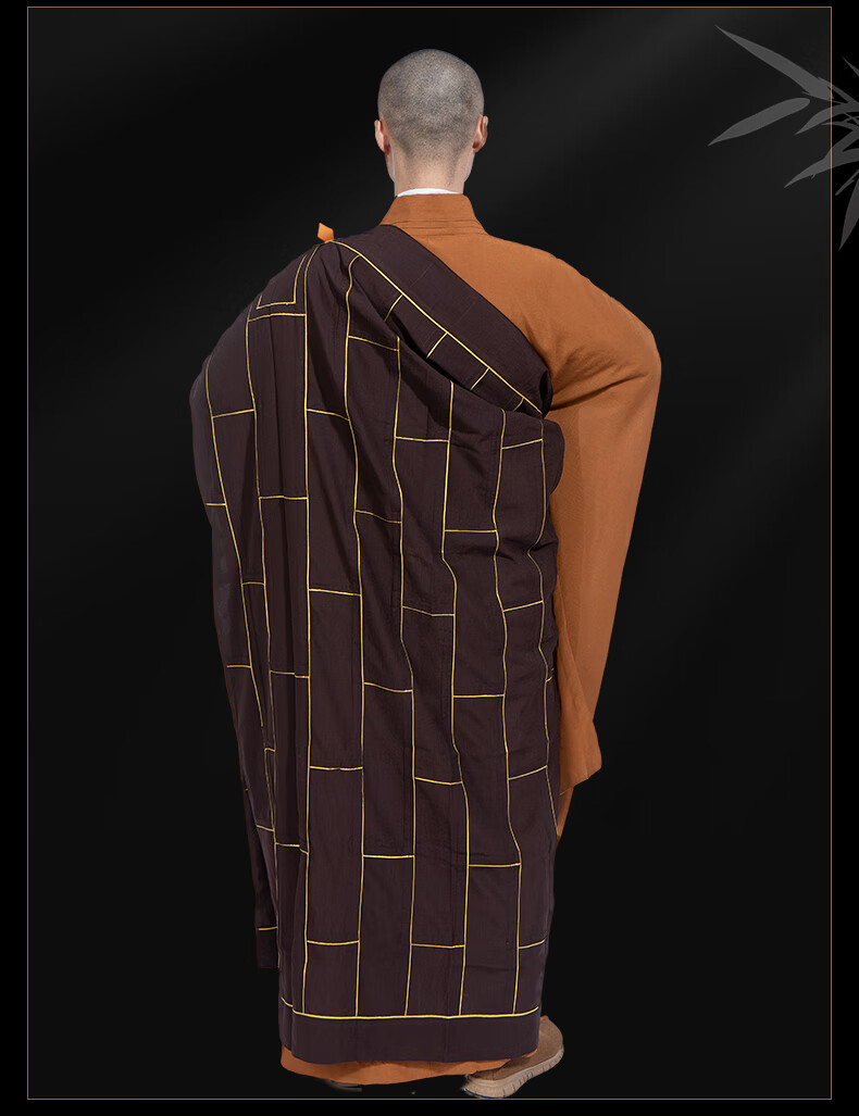 袈裟僧衣方丈金边祖衣海青细麻和尚袈裟僧人衣服七衣缦衣戒衣搭衣