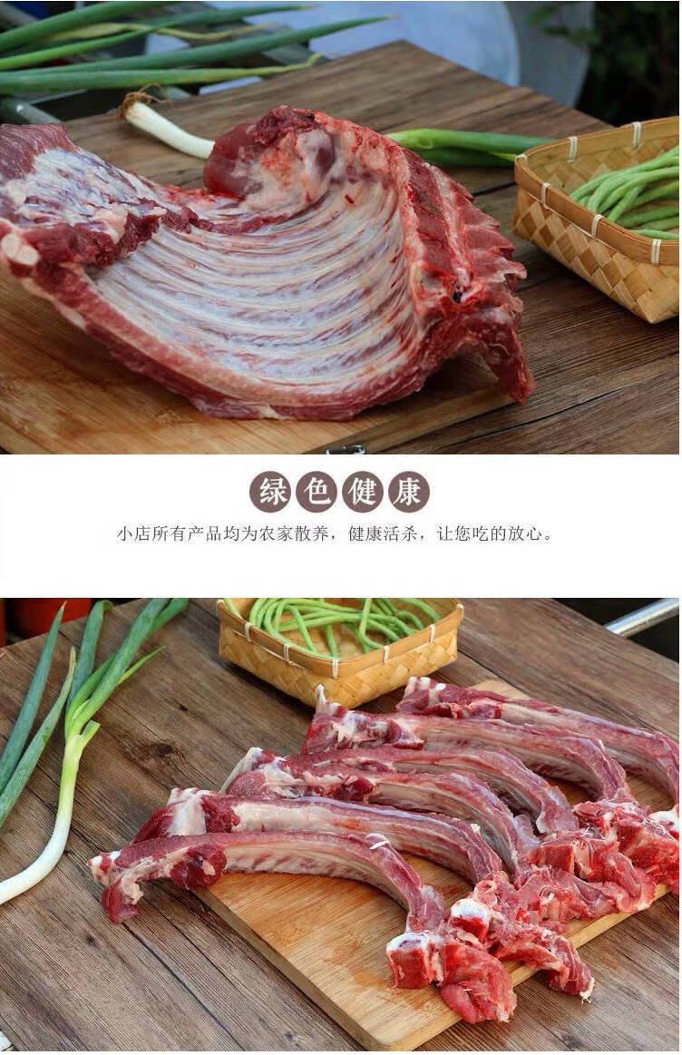 棠鲜生带肉猪肋排骨新鲜无脊骨肋排骨煲汤食材饭店食堂用10斤筒子骨