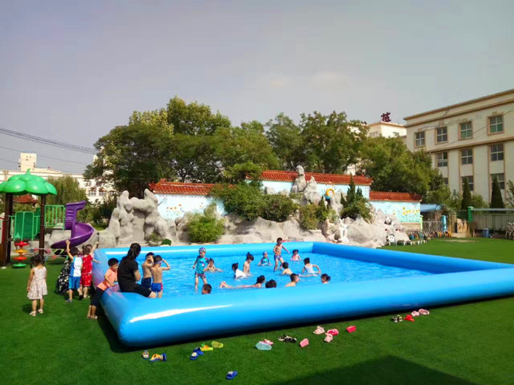 大型户外抓鱼池充气水池移动成人游泳池儿童戏水池水上乐园设备10606