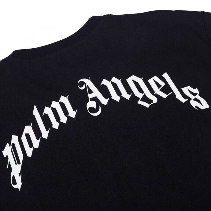 palmangels21ss夏季断头熊冰熊印花短袖ins男女情侣同款潮牌t恤藕色m