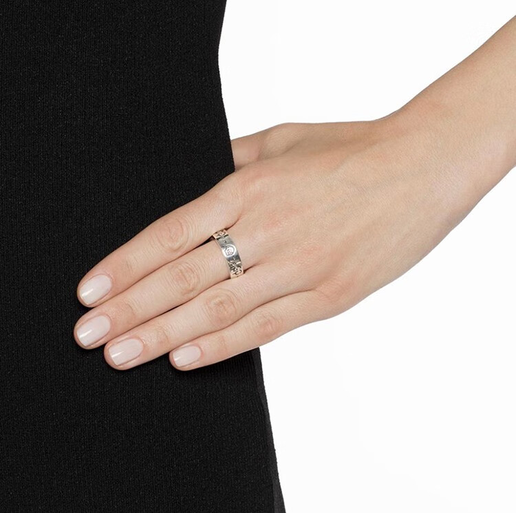 古驰(gucci) chost 银饰6mm情侣戒指 骷髅潮流街头时尚设计款小众情侣