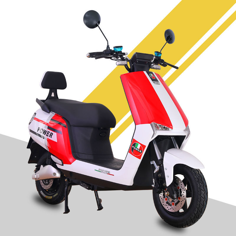 新款n9电动车成人电瓶车72v长跑王金牛电摩踏板车代步车黑色长跑王72v