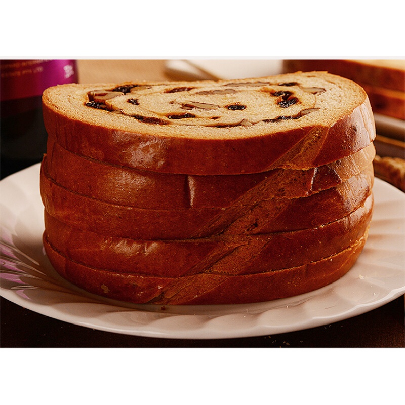 新疆麦趣尔黑麦列巴俄罗斯早餐大列巴面包切片坚果仁独立包装原装黑麦