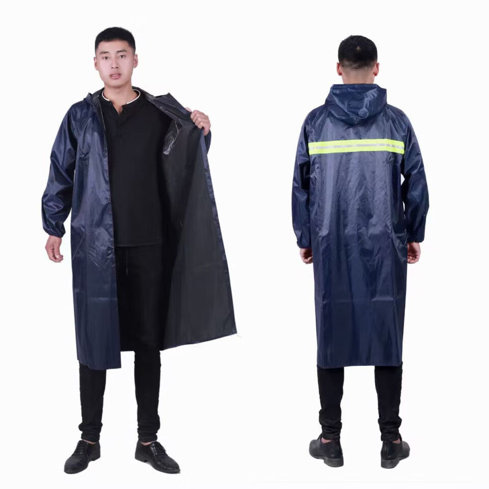 可狄加厚成人雨衣男防暴雨连体全身单人中长款户外工地男女士干活雨衣