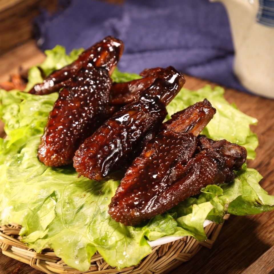 点头姑奶奶蜜汁鸡翅35g20包箱点头姑奶奶蜜汁鸡翅福鼎特产卤味独立