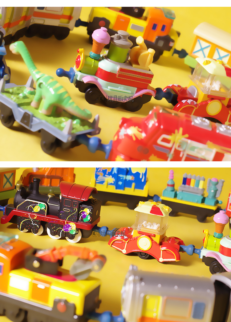 恰恰特快车chuggington 恰恰特快车 恰恰小火车 合金车模型摆件玩具铺