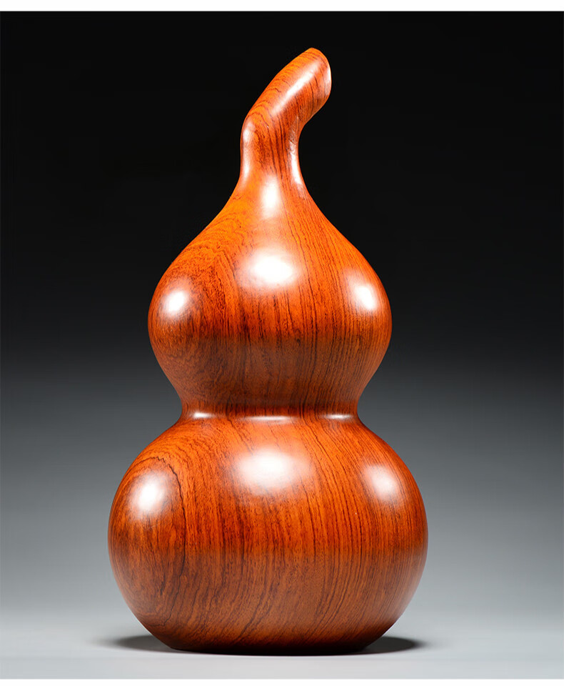 台兰仕花梨木质雕刻葫芦摆件木葫芦家居客厅店铺装饰工艺品新居乔迁