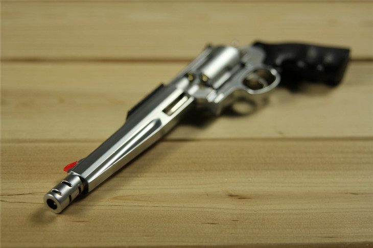 05史密斯m500合金左轮玩具可拆卸成人不可发射 合金箱 10 瞄准镜