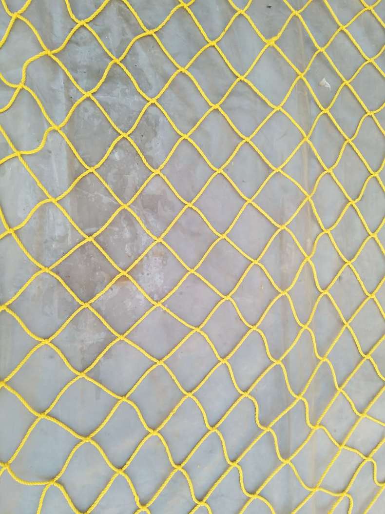 蜂后黑色尼龙网绳吊顶网装饰网挂衣网安全防护网绳网防坠网攀爬围网格