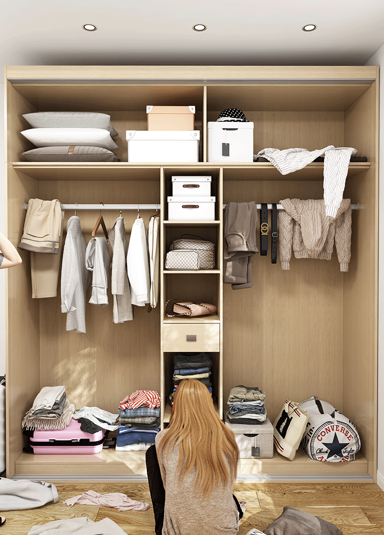 温妤可伸缩衣柜置物架分隔板鞋柜厨房浴室分层整理架子宿舍收纳神器