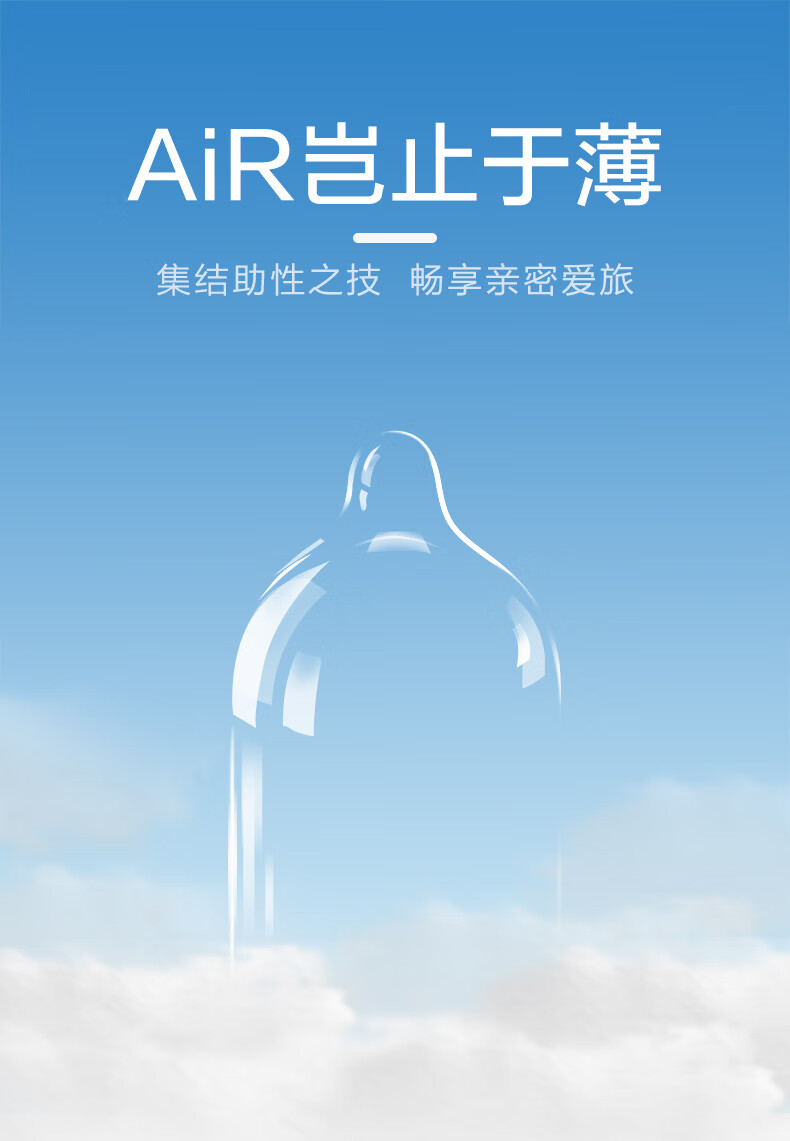 杜蕾斯air润薄空气套爽滑快感避孕套男用隐薄003安全套超薄贴身型套套