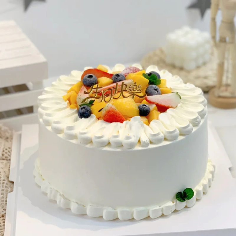 仿真蛋糕模型2021新款流行网红水果奶油生日蛋糕模型橱窗展示样品款式