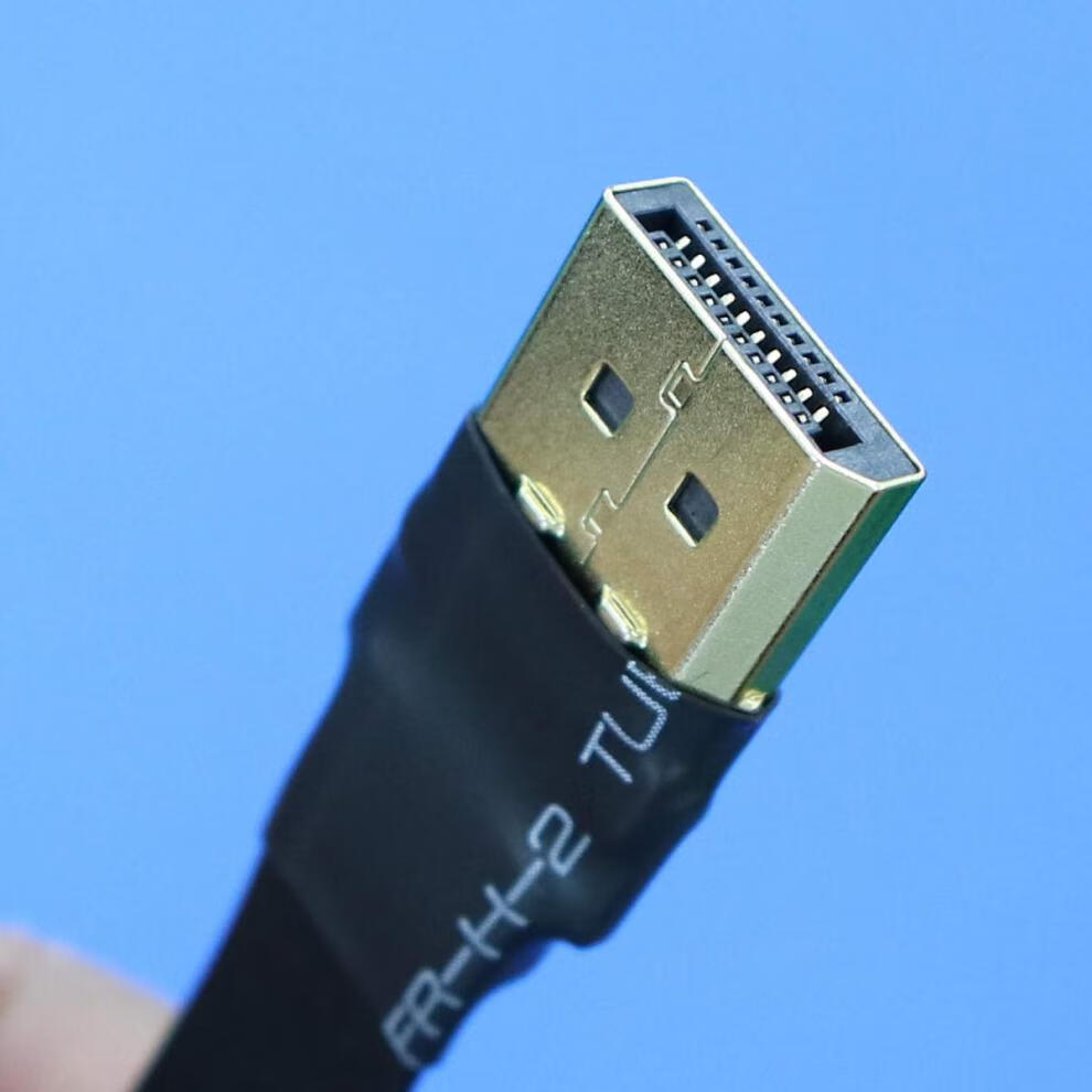 2延长线高清弯角扁平薄转接线 adt m1a-p1b 0.15m