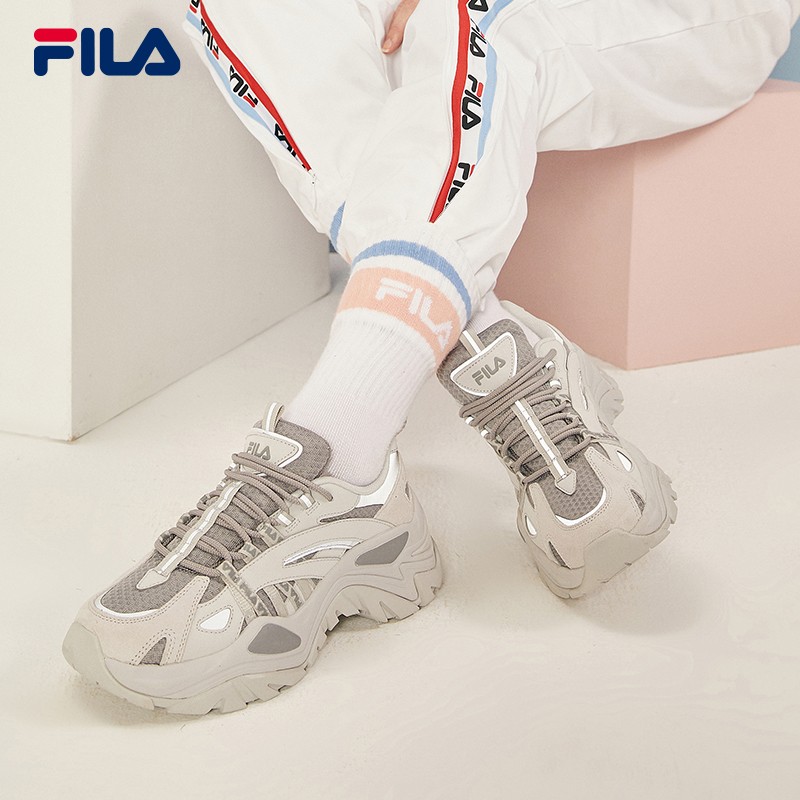 fila x mihara 斐乐fm1老爹鞋女2020秋季新款休闲鞋 蔡徐坤力荐 波点