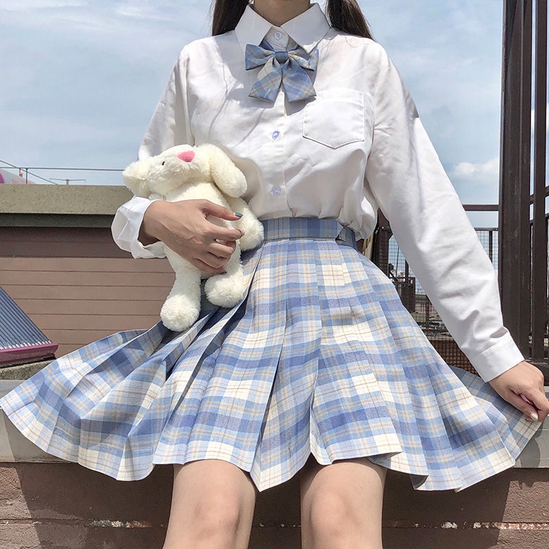女装新款朝流时尚jk制服裙正版女小学生春夏日系学院风三件套长袖全套