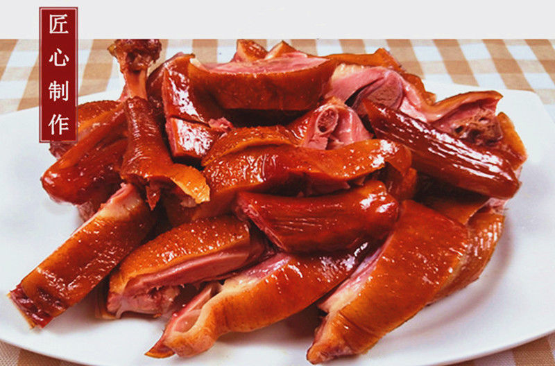 什邡板鸭 整只约1000克散装 四川特产云西付记烟熏卤味板鸭 1000克整