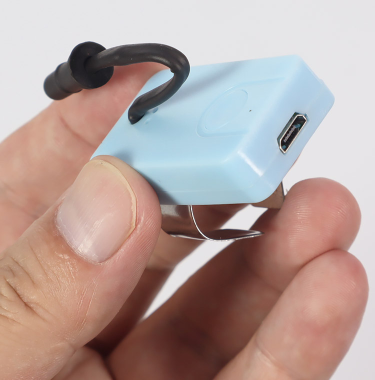 奔奥三档亮度充电拇指灯采耳工具手握灯手指灯掏耳挖耳朵家用掏耳粉色