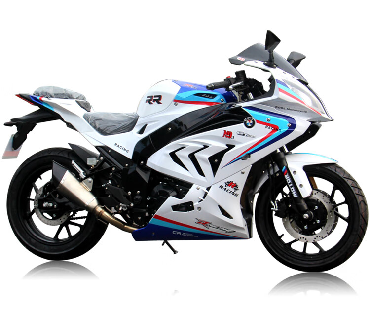 原装正品宝雕牌摩托车国产双rr款200400cc双缸水冷电喷摩托车跑车整车