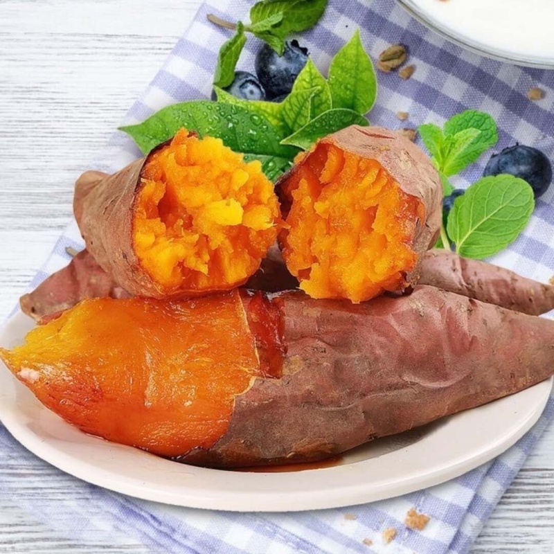 福建六鳌蜜薯沙地红薯新鲜现挖山芋富硒糖心地瓜红心番薯优选果53斤带