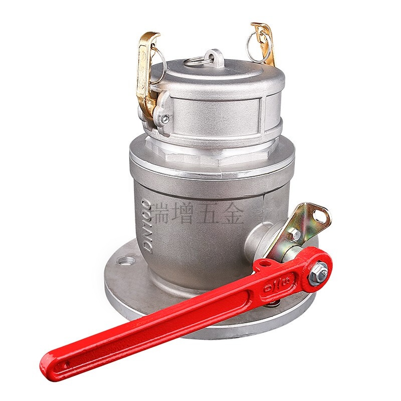 铝合金单向阳端球阀槽车油罐车卸油球阀阀油罐车dn80dn65球阀 4寸dn