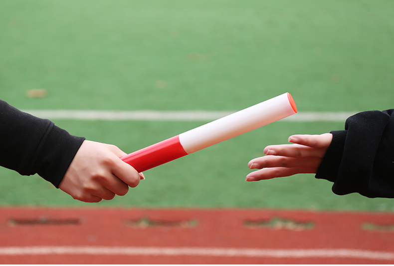 接力棒田径比赛专用接力棒幼儿园儿童棍棒塑料棒玩具体操棍体操棒海棉