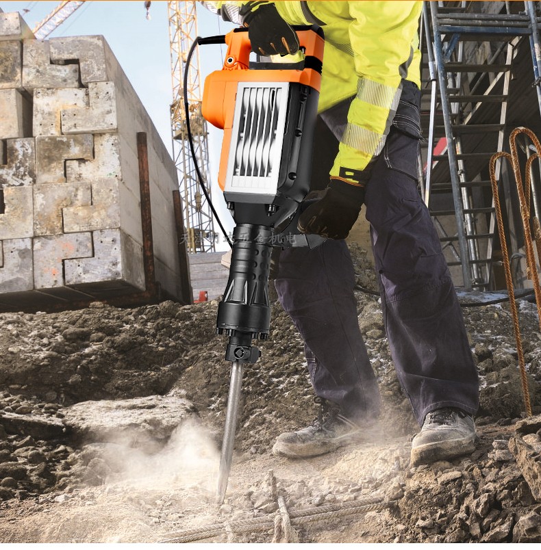 定制小霸王工业级电锤电镐两用大功率冲击电钻两用多功能家用电动工具