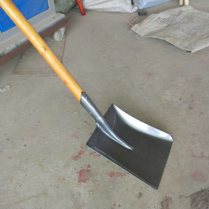 铁锹农用车载推雪铲子铲雪钢锹挖土工具锨户外加厚扫雪挖野菜神器小号