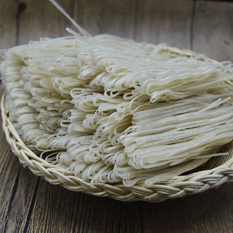 广西桂平特产罗秀米粉500g/扎 纯米米线 细扁粉 易泡易煮不易断 切粉