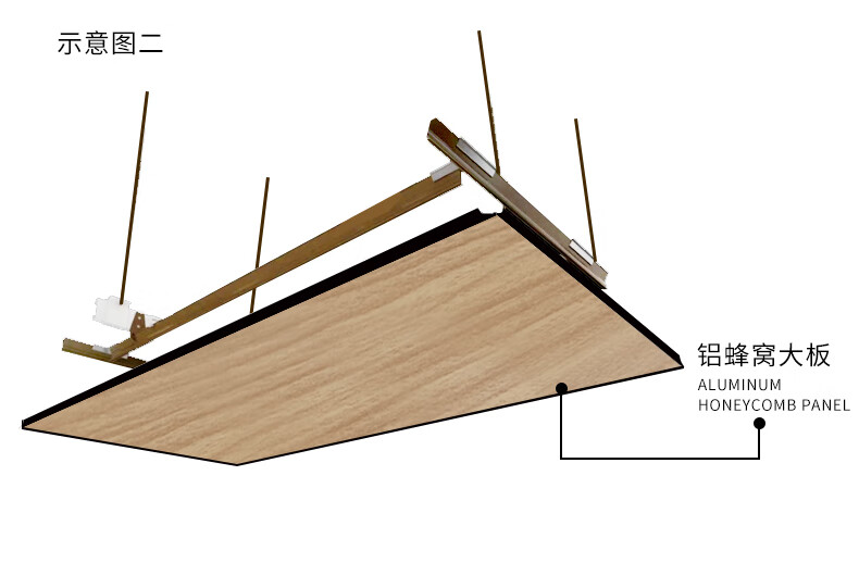 蜂窝铝板蜂窝铝板集成吊顶大板天花板铝蜂窝板吊顶室内墙面铝扣板装饰