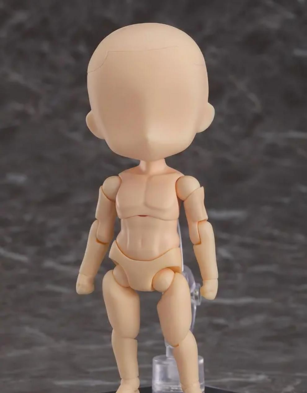 gsc粘土人doll素体配件q版可动再版boy杏仁牛奶色全新