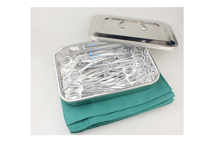 jz急救器械医用气管切开手术器械包35件套支气管开刀插管气管切开器械