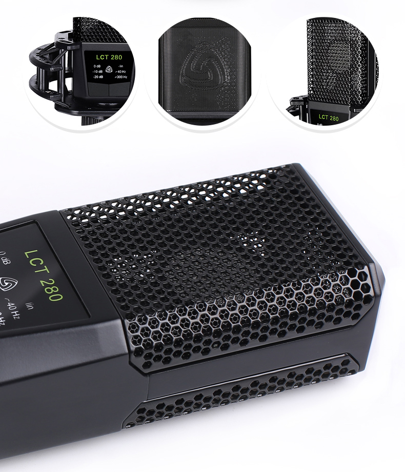 莱维特lewittlct280电容麦克风网络主播话筒录音设备手机电脑k歌直播