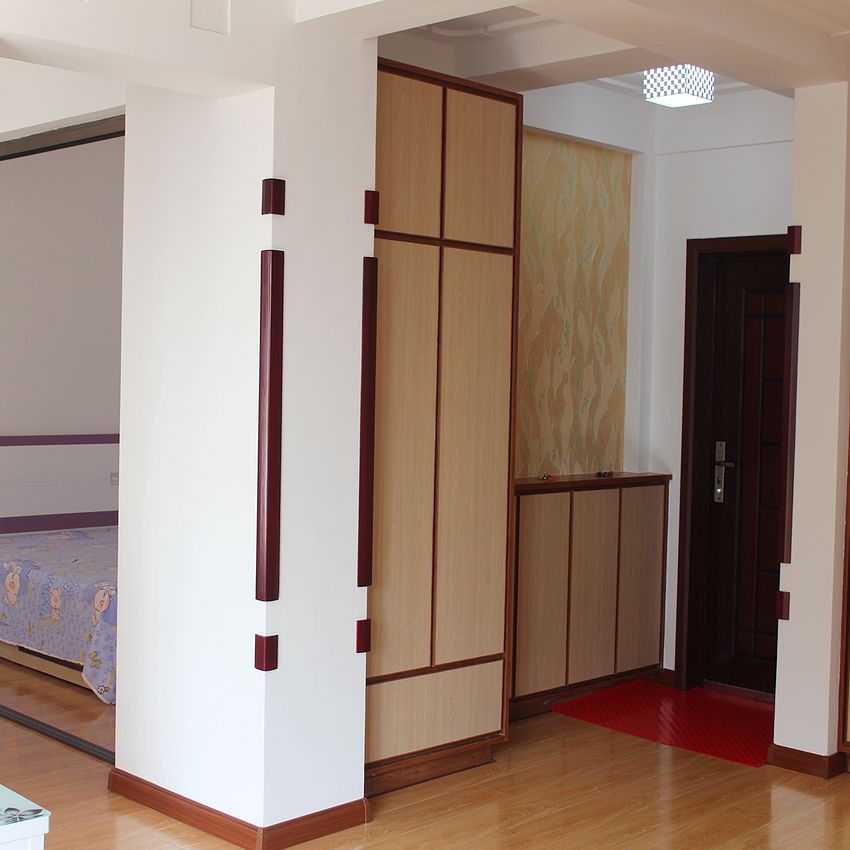 实木护角条胡桃木护墙角护角线墙护角线免打孔阳角保护条满3条包 直边