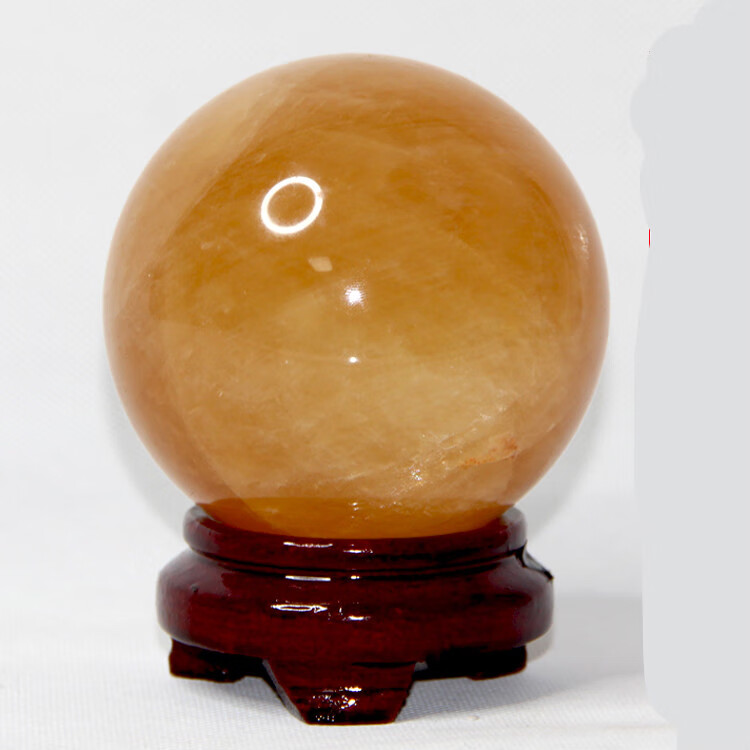 黄水晶球黄色水晶球聚宝盆 精选直径6厘米【图片 价格 品牌 报价】