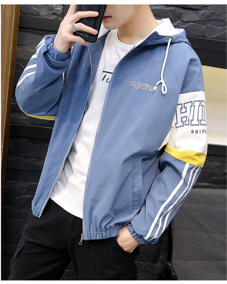 初高中生休闲夹克外套秋季大童男装潮流帅气外套12男孩13秋季14初中