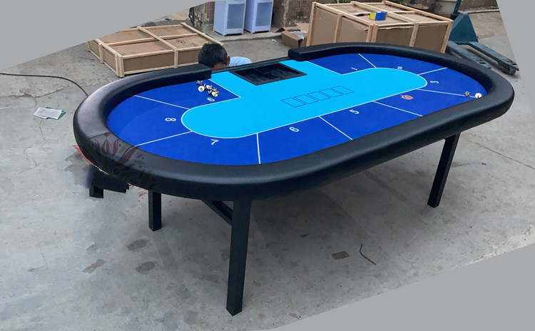 希柔 德州扑克桌 德州桌子 折叠 大小点 骰子桌 21点 牛牛 mtt赛事桌