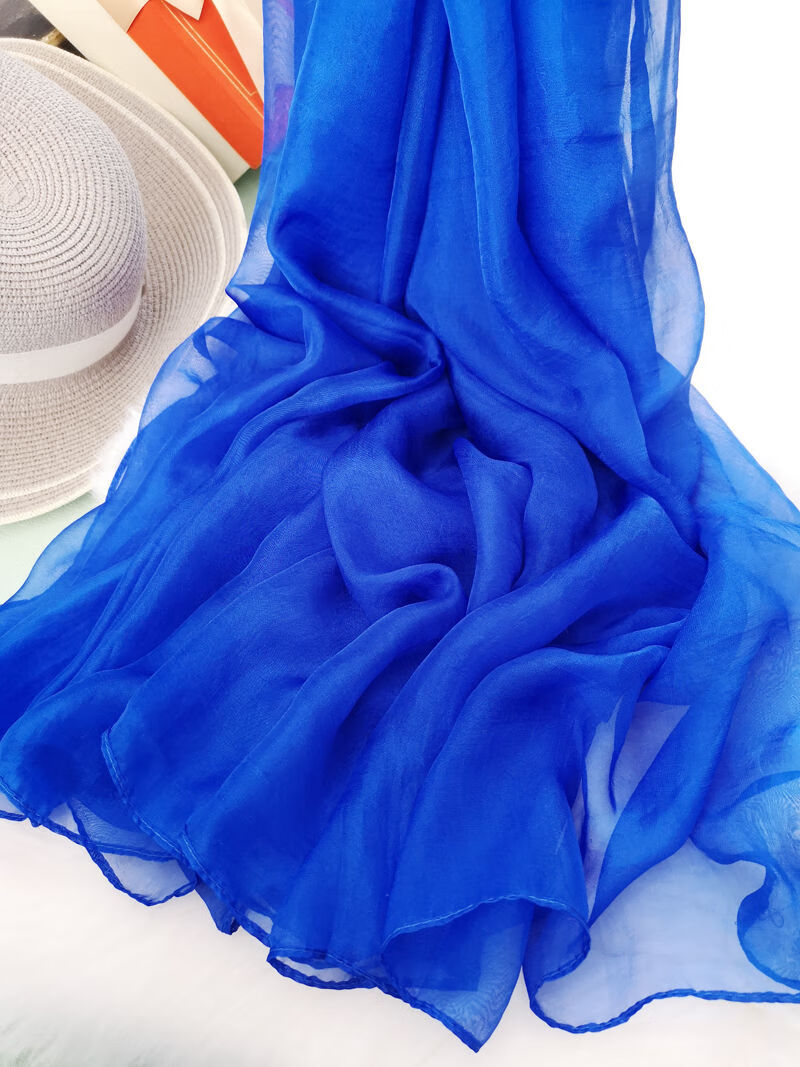 女神专属三个尺寸超长雪纺丝巾女单色纯色围巾超大防风披肩秋冬季旅游