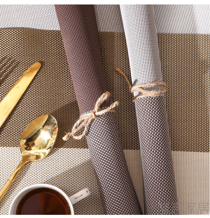 餐桌垫西餐垫隔热垫锅垫pvc隔热防水餐盘垫家用杯垫隔热垫餐桌垫西餐