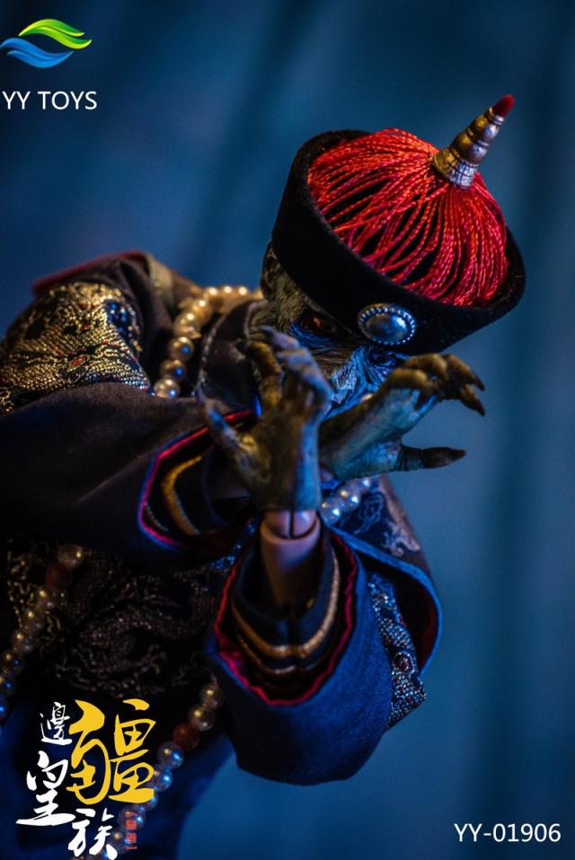 yy toys 1/6 僵尸叔叔边疆皇族可动人偶兵人模型普通版 素体头雕含