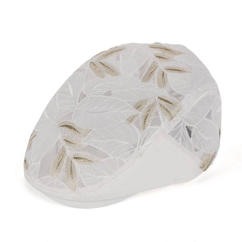 karond新品民族风棒球帽女士帽子花朵花纹甜美优雅鸭舌帽遮阳文艺太阳