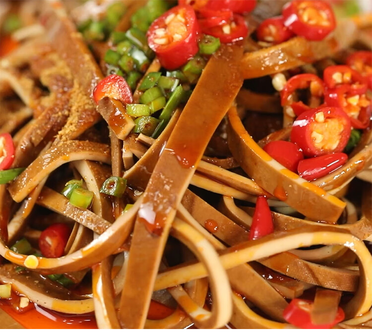 四川特产卤豆皮牛皮豆干五香营山手工豆腐皮豆皮烧烤食材重庆美食 卤