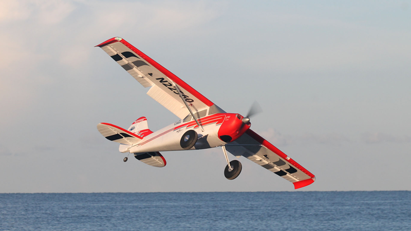 2米航模赛塞斯纳170滑翔机冲浪大型水上电动遥控玩具 1电版全套到手飞