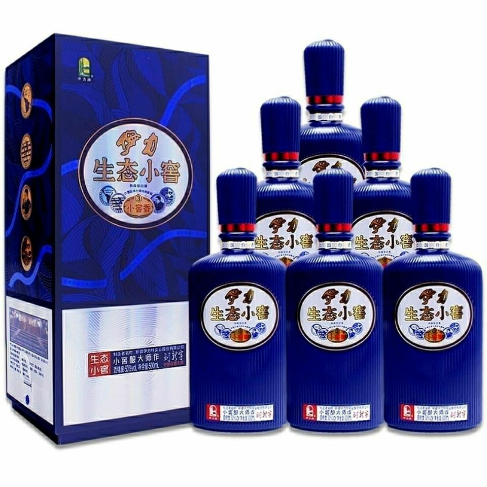 橙伯乐5折 伊力生态小窖 500ml6瓶装 新疆伊力生态小窖白酒特香型酒50