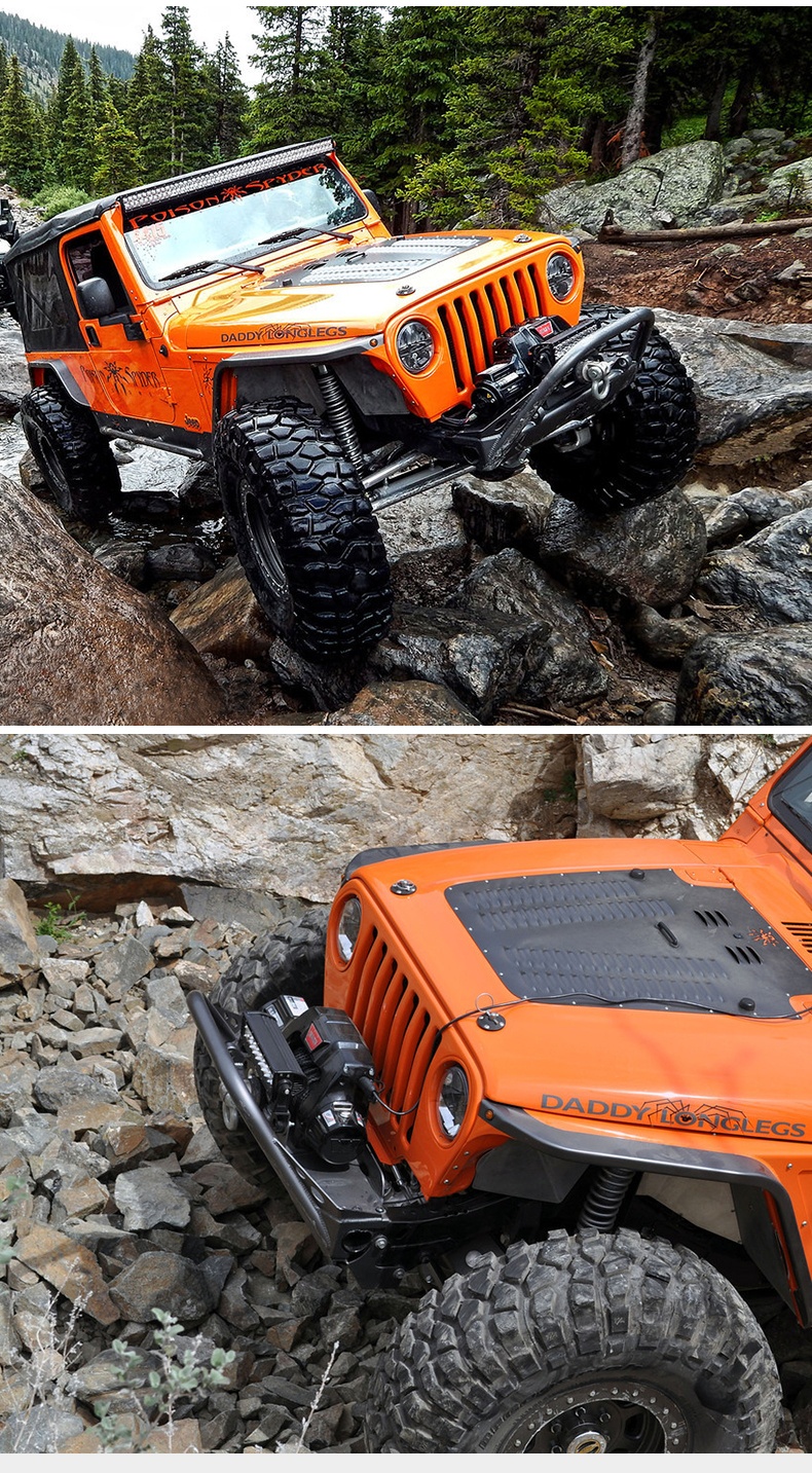 frie 适用于07-18款jeep牧马人改装电动绞盘钢丝绳尼龙绞盘带导绳器件