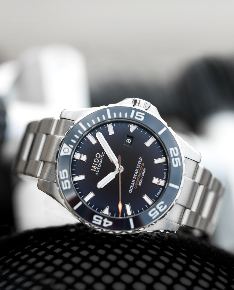 mido美度手表领航者系列新款运动oceanstar潜水表系列自动机械男表m