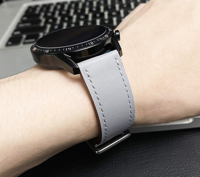 华为huawei智选通用华为gt3智能手表表带wacth3pro真皮表带gt2huaweii